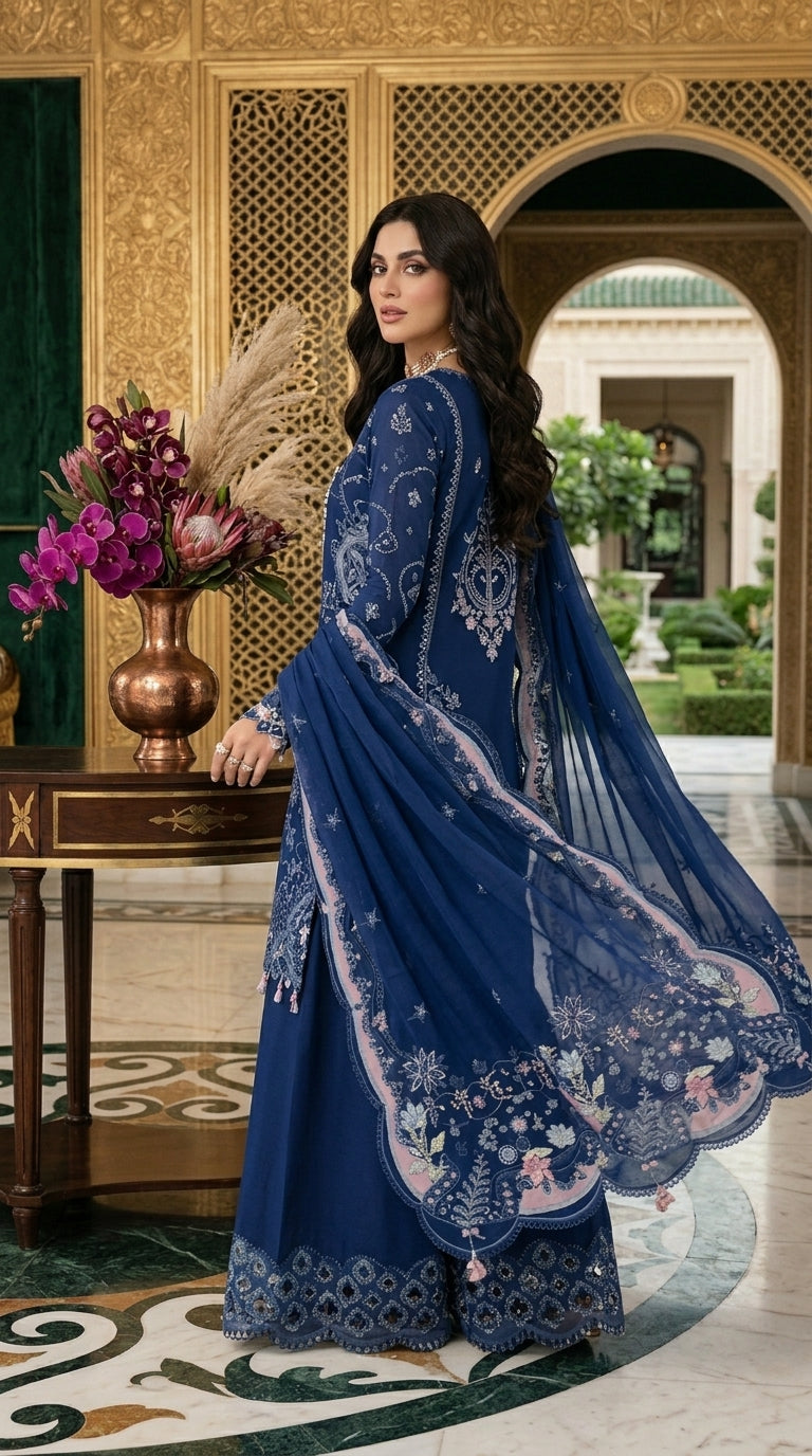 Breeze Lawn by Zeb-E-Kainat – 1010-3-Piece-Unstitched-Suit