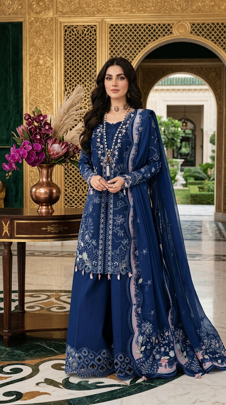 Breeze Lawn by Zeb-E-Kainat – 1010-3-Piece-Unstitched-Suit