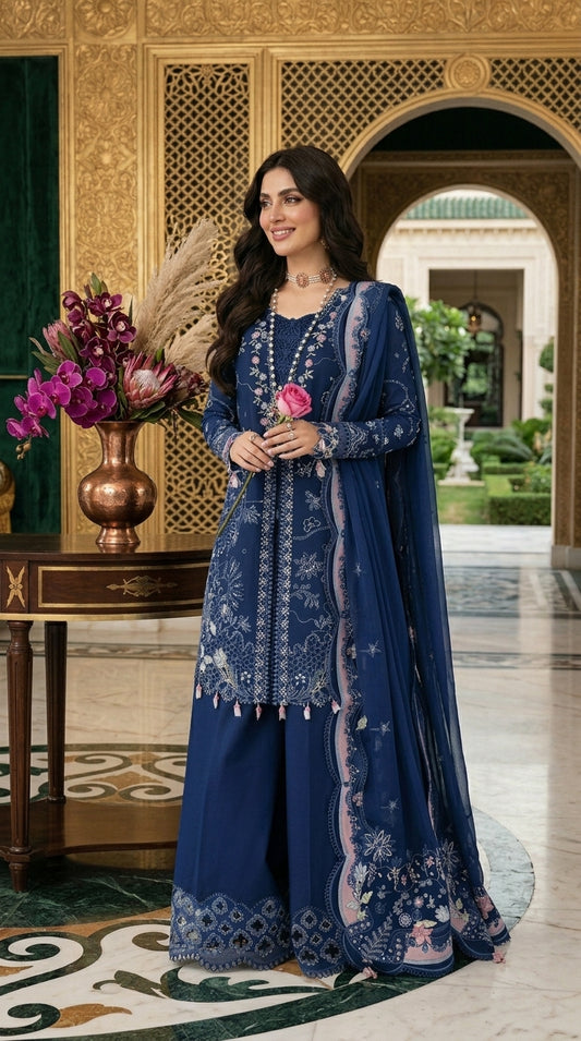 Breeze Lawn by Zeb-E-Kainat – 1010-3-Piece-Unstitched-Suit